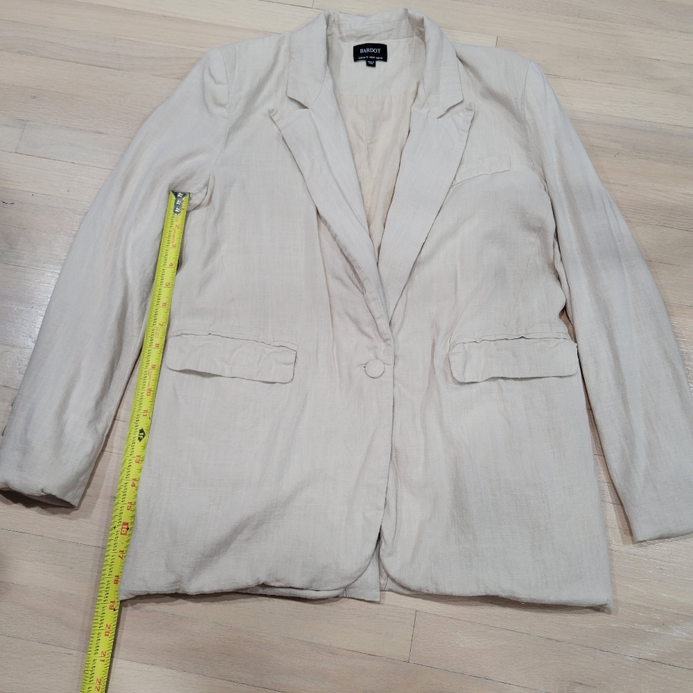 Beige Bardot Blazer Size 8
